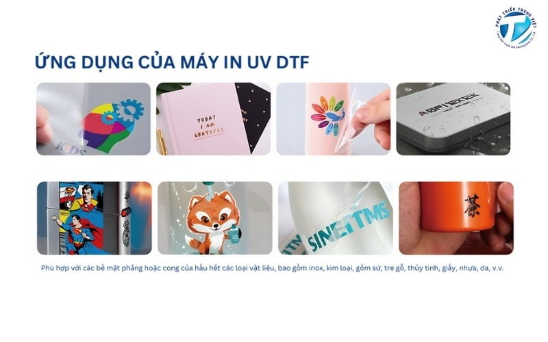 Ứng dụng của máy in UV DTF 